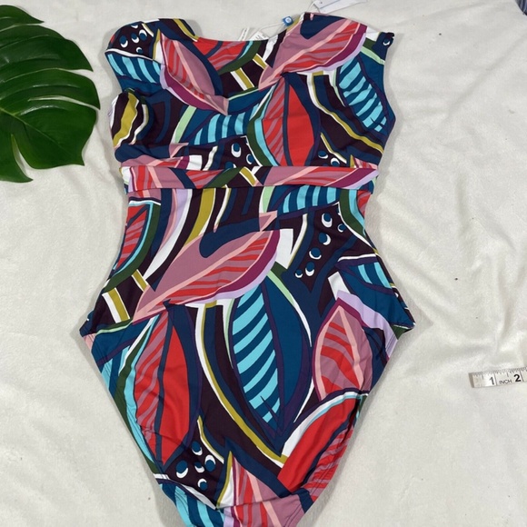 NWT‎ Bleu Rod Beattie [ 6 ] Absolutely Fabulous One Piece Swimsuit - Picture 9 of 12